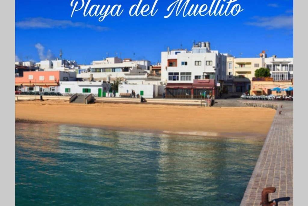 Villa Centro de Corralejo con vistas a Isla de Lobos Exterior foto